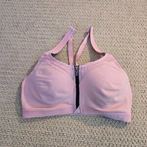 Knockout by Victorias Secret 34D Pink Front-Close Sport Bra w/Underwire